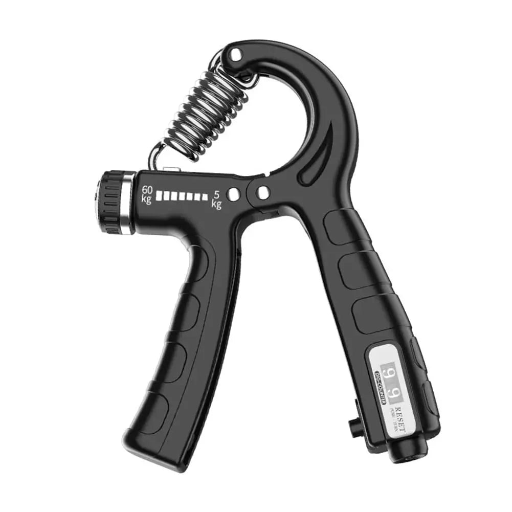 5-60Kg Adjustable Grip Strength Trainer with Finger Exerciser Hand Grip Strengthener